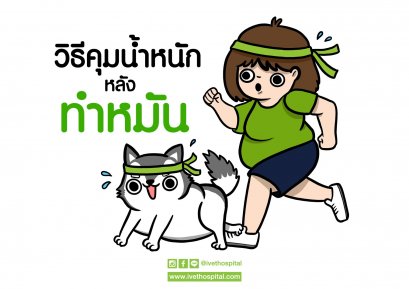 วิธีการคุมน้ำหนักหลังทำหมัน